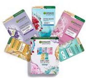 SkinActive Coffret Collection de 5 Masques en Tissus - Boîte 5 masques en tissus