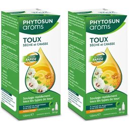 Aroms Sirop Toux Sèche et Grasse - Soulage rapidement tous les types de toux