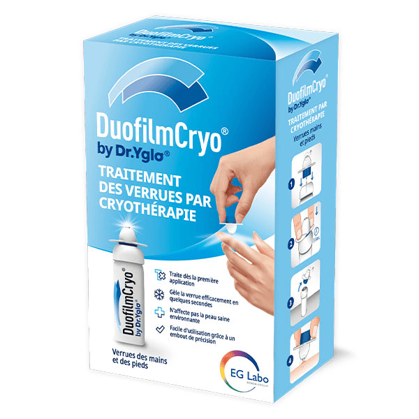 DuofilmCryo Traitement Verrues Mains Pieds Cryothérapie flacon 15 ml - EG LABO
