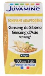 Ginseng de Sibérie Ginseng d'Asie 30 Comprimés - Pot 30 comprimés