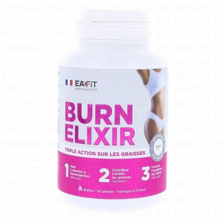 Burn Elixir Triple action sur les graisses pot de 90 gélules