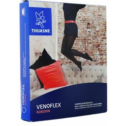 Venoflex Kokoon Bas 3 Anti Glisse PO Noir T2C 1 Paire