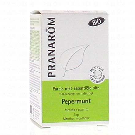 Perles huile essentielle de menthe poivrée bio x60