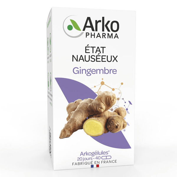 Arkogélules Gingembre Bio 40 gélules