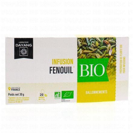 Infusion bio fenouil doux 20 sachets