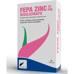 Fepa Zinc Bisglycinate 15mg 60caps