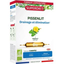 – Pissenlit BIO 2000 mg –  20 ampoules de 10 ml