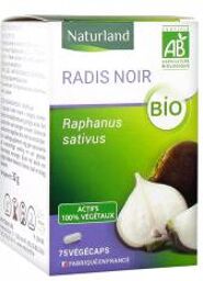 Complément Alimentaire à Base de Radis Noir Bio en Gélules - 75 Capsules Végétales - Boîte plastique 75 végécaps