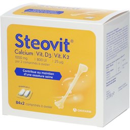 Steovit® Calcium - Vitamine D3 - Vitamine K2 84 x 2 comprimés