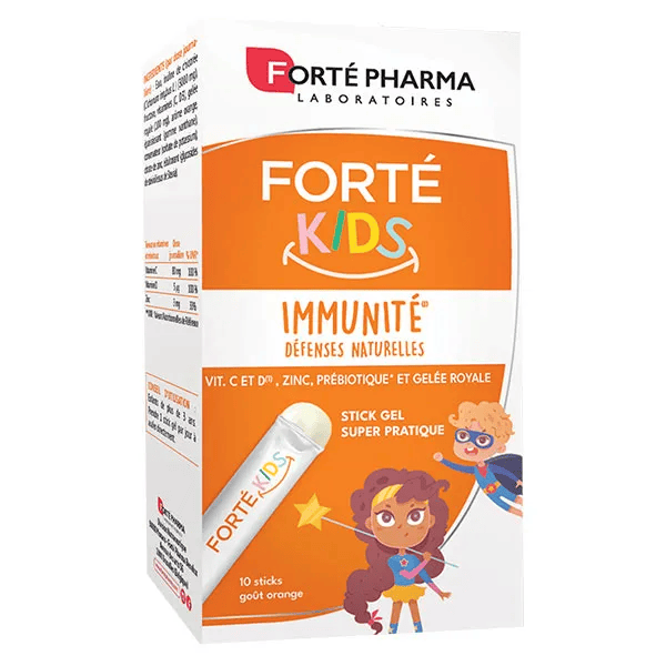 Forté Kids Immunité Gelée royale Zinc Dès 3 ans 10 sticks gel