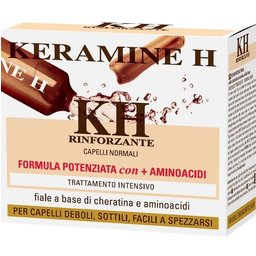 Bande blanche de kéramine H 10 flacons 10 ml