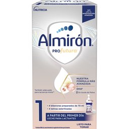 Profutura 1 + Minibouteilles Lait de démarrage 70ml x 4uds