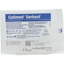 Cutimed® Sorbact® Mèches de gaze 5 x 200 cm