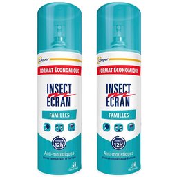 Insect Écran Spray Anti-Moustiques Familles 2 x 200 ml