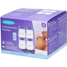 Flacons de Conservation pour Lait Maternel 4x160ml