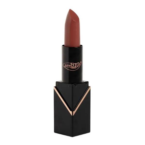 PuroBio Rouge à Lèvres bio Semi-Mat Nude Rose Boitier 101  - 4g