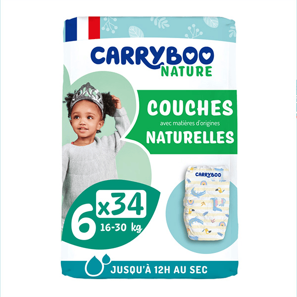Nature Couches Naturelles et Chou Taille 6 (16-30kg), x34