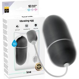 Waterproof Vibrateur d'Oeuf Noir 1ut