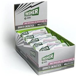 Finisher Energy Bars Chocolat blanc et fruits rouges 20pcs