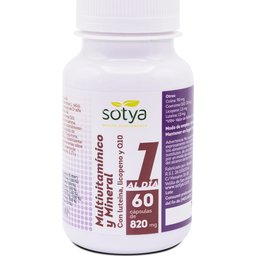 Multivitamines et minéraux 60 gélules de 820 mg