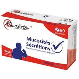 Mucodistim Mucosités Sécrétions 60 Comprimés