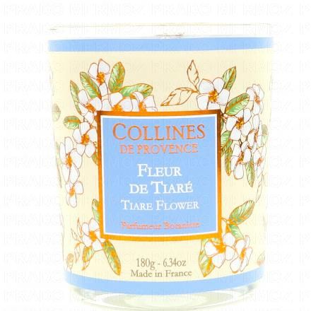 COLLINES DE PROVENCE Bougie Parfumée Fleur de Tiaré 180g