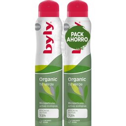 Organic Extra Fresh Déodorant Menthe Thé Vert Spray 2x200ml