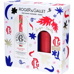 Gingembre Rouge Coffret Eau Parfumée + Bougie