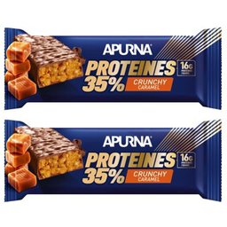 Apurna Barres Hyperprotéinées Crunchy 35% Caramel