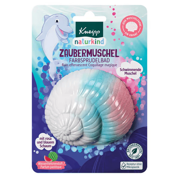 Naturkind Bain Effervescent Coquillage Magique Pastèque 85g