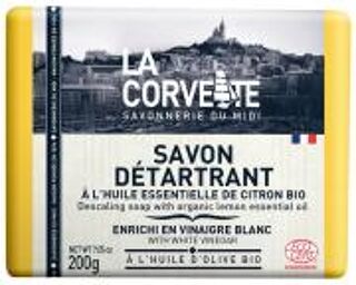 Savon Détartrant à l'Huile Essentielle de Citron 200 g - Pain 200 g