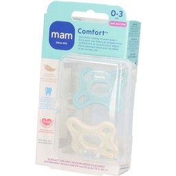 MAM Comfort Unisex Sucettes 0-3 mois