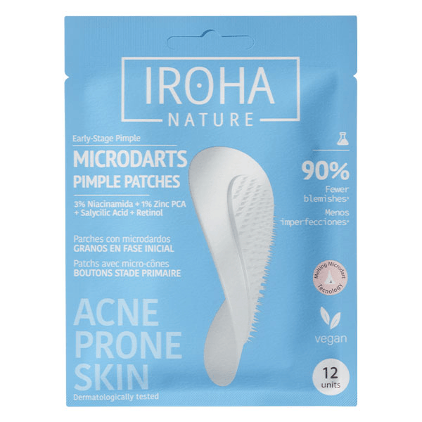 Iroha Acné Prone Patchs Anti-Boutons Micro-Points 12 unités