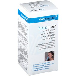 Dosmedical NasoFree Douche nasale avec 4 sachets de sel inclus