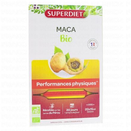 Maca bio 20 ampoules