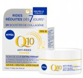 Q10 Anti-Rides Power Extra Fermeté Crème Visage Jour SPF15 Toutes Peaux 50 ml - Pot 50 ml