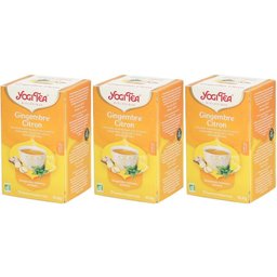 Yogi Tea Gingembre Citron – Infusion ayurvédique bio au gingembre et citron