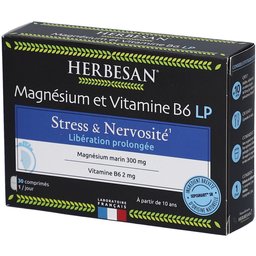 Herbesan Magnésium B6 libération prolongée anti-fatigue