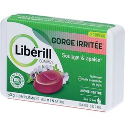 gommes gorge irritée