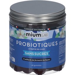Mium Lab Gummies Probiotiques – Confort digestif sans sucres ajoutés