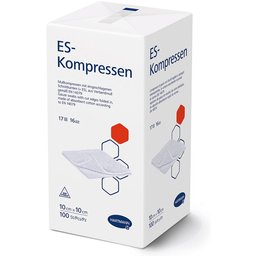 ES Compresses non stériles 16 fois 10 x 10 cm