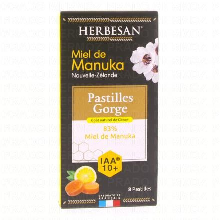Miel de Manuka IAA 10+ Pastilles Citron x8