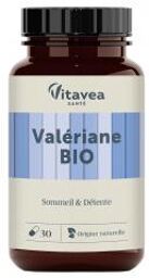 Valériane Sommeil & Détente Bio 30 Unités - Pot 30 gélules de 0,4 g