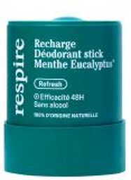 Déodorant Stick Menthe Eucalyptus Recharge Bio 50 Grammes - Stick