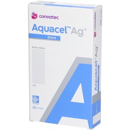 AG+ Extra Hydrofiber Pansement 4 x 10 cm 10 pièces