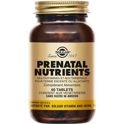 Prenatal Nutrients - Maternité - Vitamines et Minéraux - Femmes enceintes - 60 comprimés