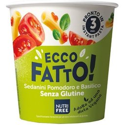 Ecco Fatto Sedanini Tomate Sans Gluten 70g