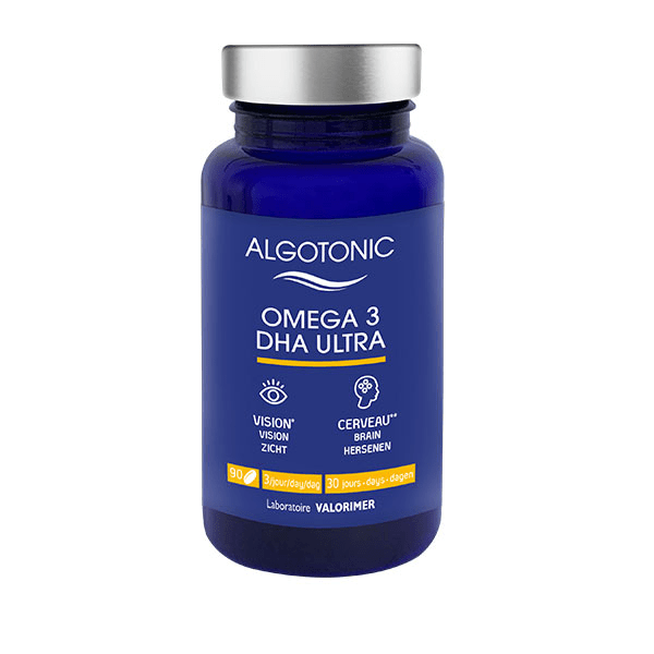 Oméga 3 DHA Ultra - Cerveau - Cardio-Vasculaire - 90 capsules