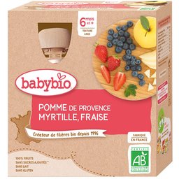 Pomme DE Provence & Myrtille Fraise dès 6 mois