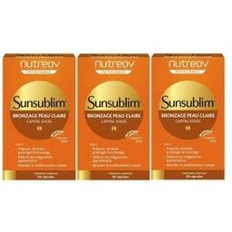 Sunsublim Bronzage Peau Claire Tripack 3*28 Capsules